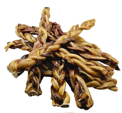 Image showing  12 in. Premium Braided Bully Sticks Dog Treats, 6 ct.