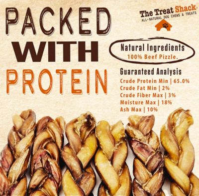 Image showing  12 in. Premium Braided Bully Sticks Dog Treats, 6 ct.