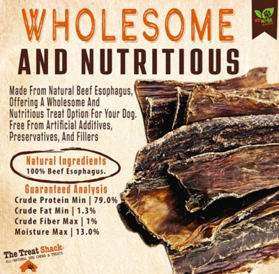 Image showing  6 in. Beef Esophagus Gullet Flats Dog Treats, 60 ct.