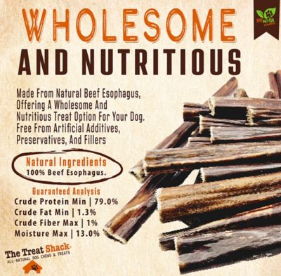 Image showing  12 in. Beef Esophagus Gullet Sticks Dog Treats, 10 ct.