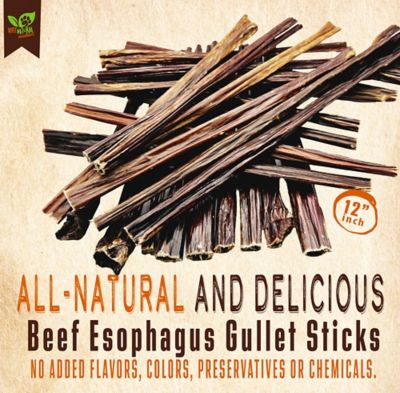 Image showing  12 in. Beef Esophagus Gullet Sticks Dog Treats, 20 ct.
