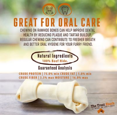 Image showing  4-5 in. Knotted Premium Rawhide Bones Dog Treats, 10 ct.