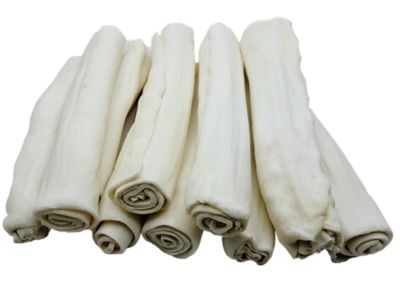 The Treat Shack 7-8 in. Jumbo Rawhide Retriever Rolls Dog Treats, 10 ct.