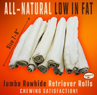 Image showing  7-8 in. Jumbo Rawhide Retriever Rolls Dog Treats, 20 ct.