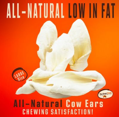 Image showing  Large White Cow Ears With Base Dog Treats, 5 ct.