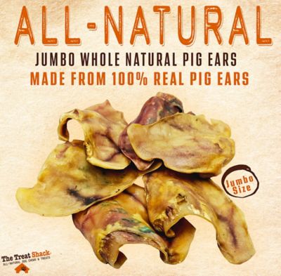 Image showing  Jumbo Whole Natural Pig Ears Dog Treats, 15 ct.
