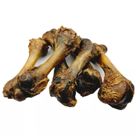 The Treat Shack Large Smoked Pork Femur Dog Treats 6 ct Dog Bones Rawhide & Rawhide Alternative