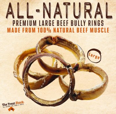 Image showing  Large Beef Bully Rings Dog Treats, 5 ct.