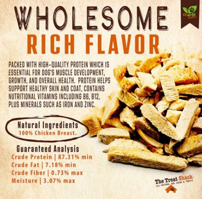 Image showing  Freeze-Dried Pure Chicken Breast Dog Treats, 1 lb. Bag