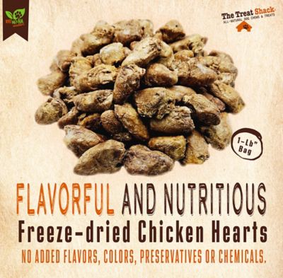 Image showing  Chicken Hearts Freeze-Dried Dog Treats, 1 lb.