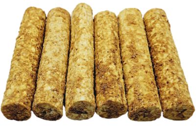 The Treat Shack 6 in. All-Natural Beef Flavored Collagen Rolls Dog Treats, 6 ct.