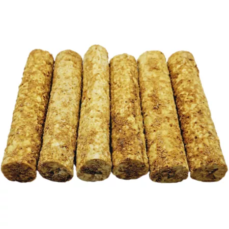 The Treat Shack 6 in All Natural Beef Flavored Collagen Roll Dog Treats 6 ct Dog Soft & Chewy Treats