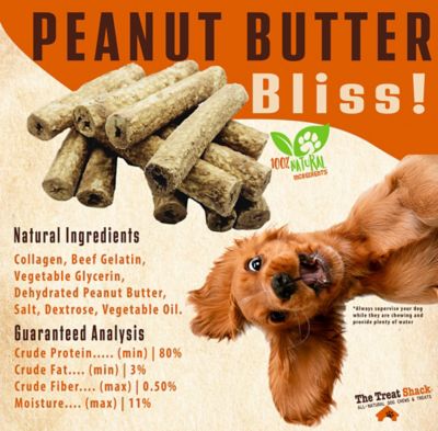 Image showing  6 in. All-Natural Peanut Butter Flavored Collagen Rolls Dog Treats, 6 ct.