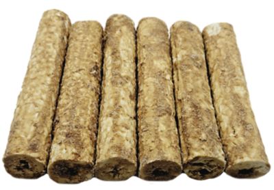The Treat Shack 6 in. All-Natural Peanut Butter Flavored Collagen Rolls Dog Treats, 12 ct.