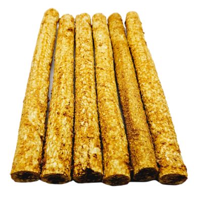 The Treat Shack 12 in. All-Natural Beef Flavored Collagen Rolls Dog Treats, 6 ct.
