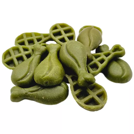 The Treat Shack Bone-Shaped Dental Mint Flavored Dog Treats Medium/Large 1 lb Bag Dog Dental Treats & Chews