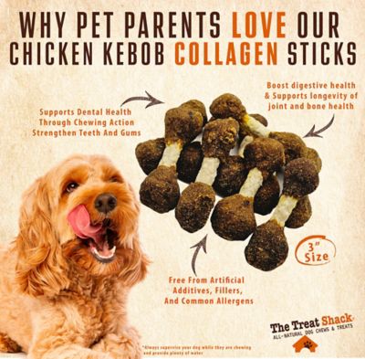 Image showing  3 in. Chicken Kebob Collagen Stick Dog Treats, 50 ct.