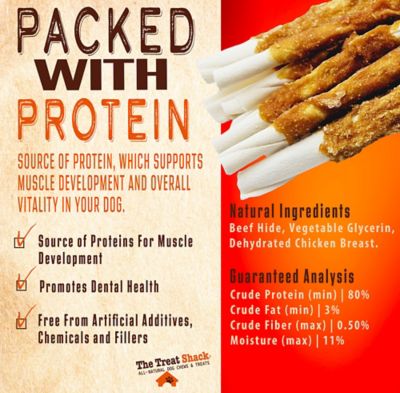 Image showing  5 in. Chicken Wrapped Rawhide Twist Dog Treats, 50 ct.