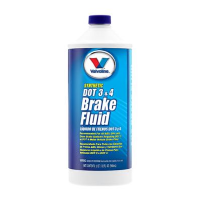 Valvoline Brake Fluid Dot 3 & 4, 32 oz.