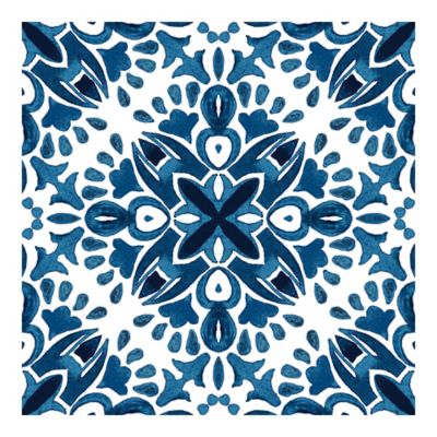 RoomMates Amalfi Peel & Stick Floor Tile, Blue