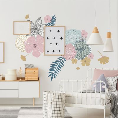 Image showing  Perennial Blooms Giant Wall Decals