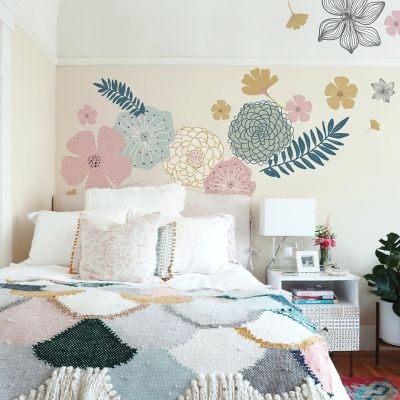 Image showing  Perennial Blooms Giant Wall Decals