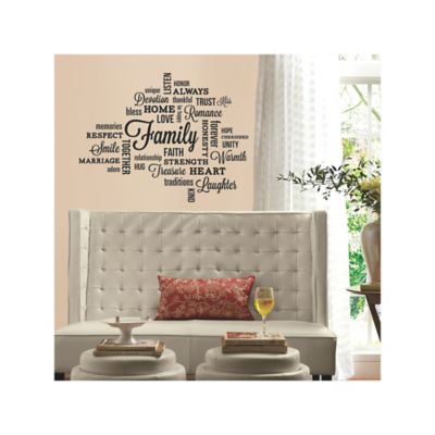Image showing  Family Quote Wall Decals