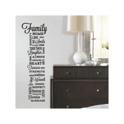 Image showing  Family Quote Wall Decals