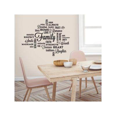 Image showing  Family Quote Wall Decals