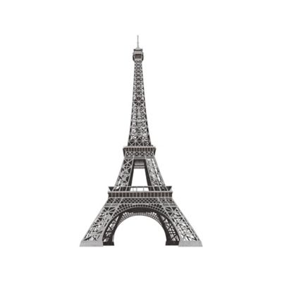 RoomMates Black Eiffel Tower Peel & Stick Giant Wall Decal