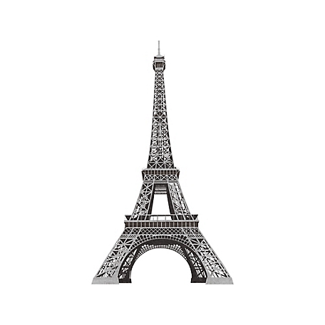 RoomMates Black Eiffel Tower Peel & Stick Giant Wall Decal