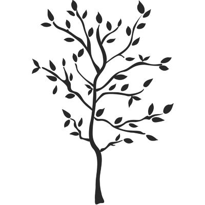 RoomMates Black Tree Branches Giant Wall Decals
