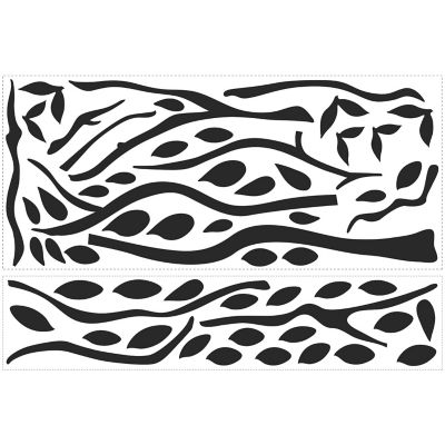 Image showing 6 th RoomMates Black Tree Branches Giant Wall Decals