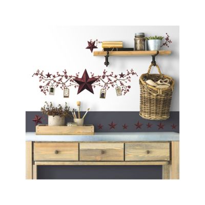Image showing  Country Stars & Berries Wall Decals