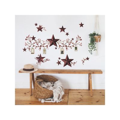 Image showing  Country Stars & Berries Wall Decals
