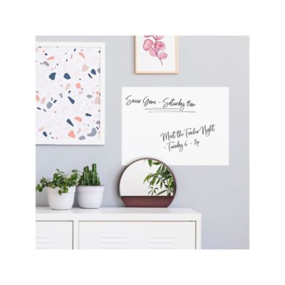 Image showing  White Basics Dry Erase Memo Board Peel & Stick Giant Wall Decal