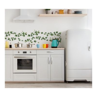 Image showing  Green Painterly Ivy Wall Decals