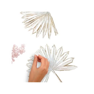Image showing 3 th RoomMates Desert Sun Palm Leaf & Floral Giant Wall Decals