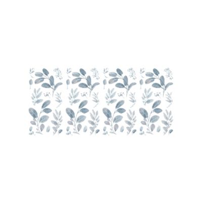 RoomMates Blue Dancing Leaves Wall Decals