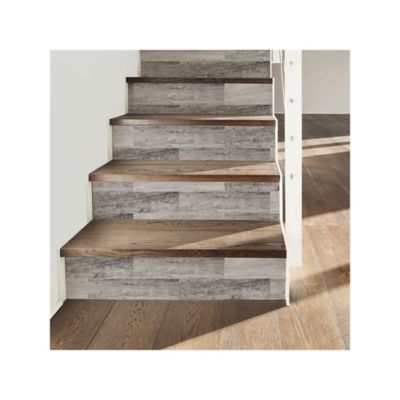 Image showing 1 th RoomMates Barn Wood Plank Giant Wall Decals, Grey