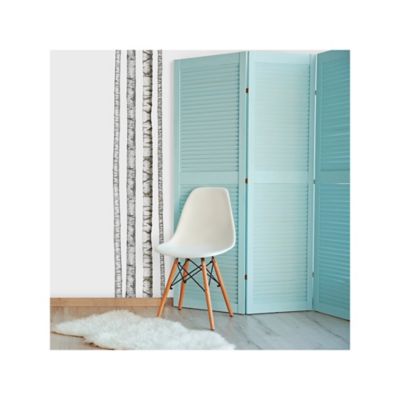 Image showing  White & Brown & Tan Realistic Birch Trees Giant Wall Decals