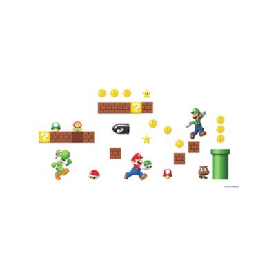 Image showing 5 th Super Mario Nintendo - Build A Scene Wall Decals