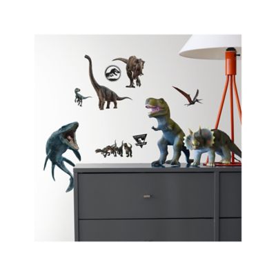 Image showing 1 th RoomMates Jurassic World Fallen Kingdom Peel and Stick Wall Decals by RoomMates, RMK3798SCS