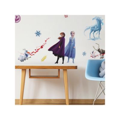 Image showing  Blue. White & Purple Frozen II Wall Decals