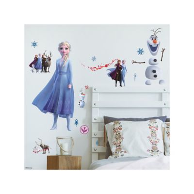 Image showing  Blue. White & Purple Frozen II Wall Decals