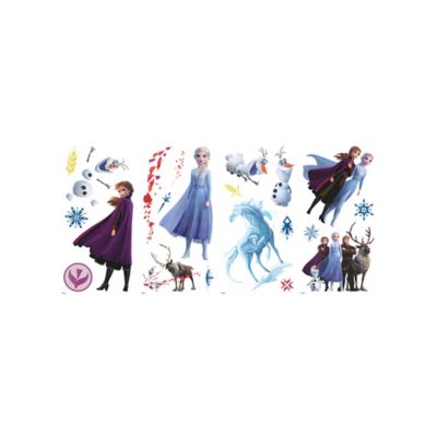 Image showing  Blue. White & Purple Frozen II Wall Decals