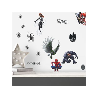 Image showing 1 th RoomMates Black & Red & Blue Spider-Man Favorite Characters Wall Decals