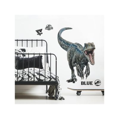 Image showing  Jurassic World Fallen Kingdom Velociraptor Giant Peel and Stick Wall Decals by RoomMates, RMK3799GM