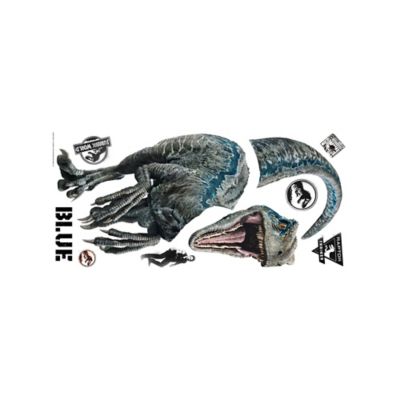 Image showing  Jurassic World Fallen Kingdom Velociraptor Giant Peel and Stick Wall Decals by RoomMates, RMK3799GM