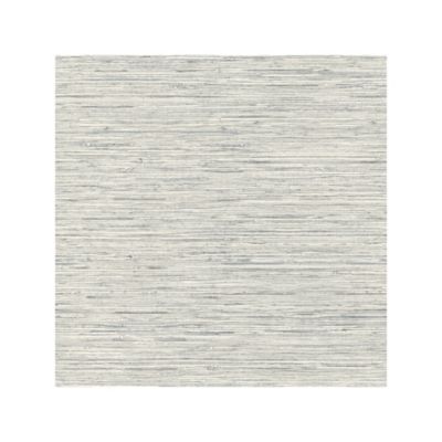 RoomMates Faux Grasscloth Peel & Stick Wallpaper, Light Grey